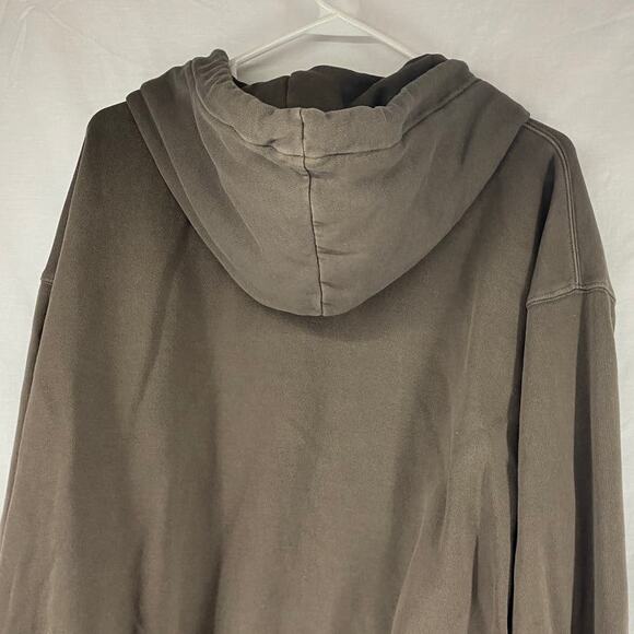 Champion HEAVYWEIGHT Olive Green Hoodie Sweatshirt mens sz M - Picture 5 of 7